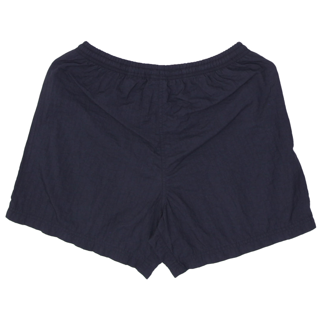 Vintage 90S Ladies Embroidered Nike Logo Sports Nylon Shorts | Migration_Shorts UAENAT20 - Side View | Fashion Rerun