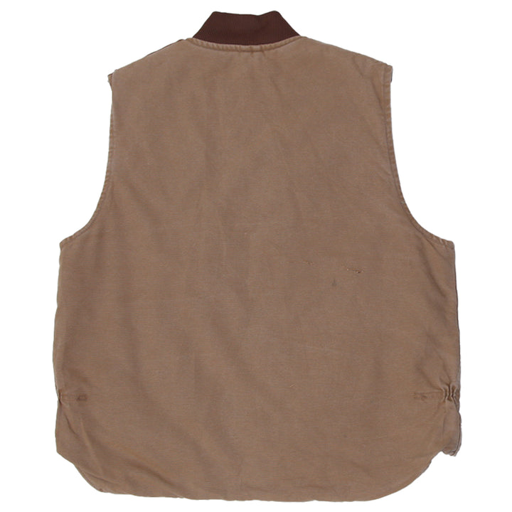Vintage Carhartt V01 BRN Full Zip Brown Vest
