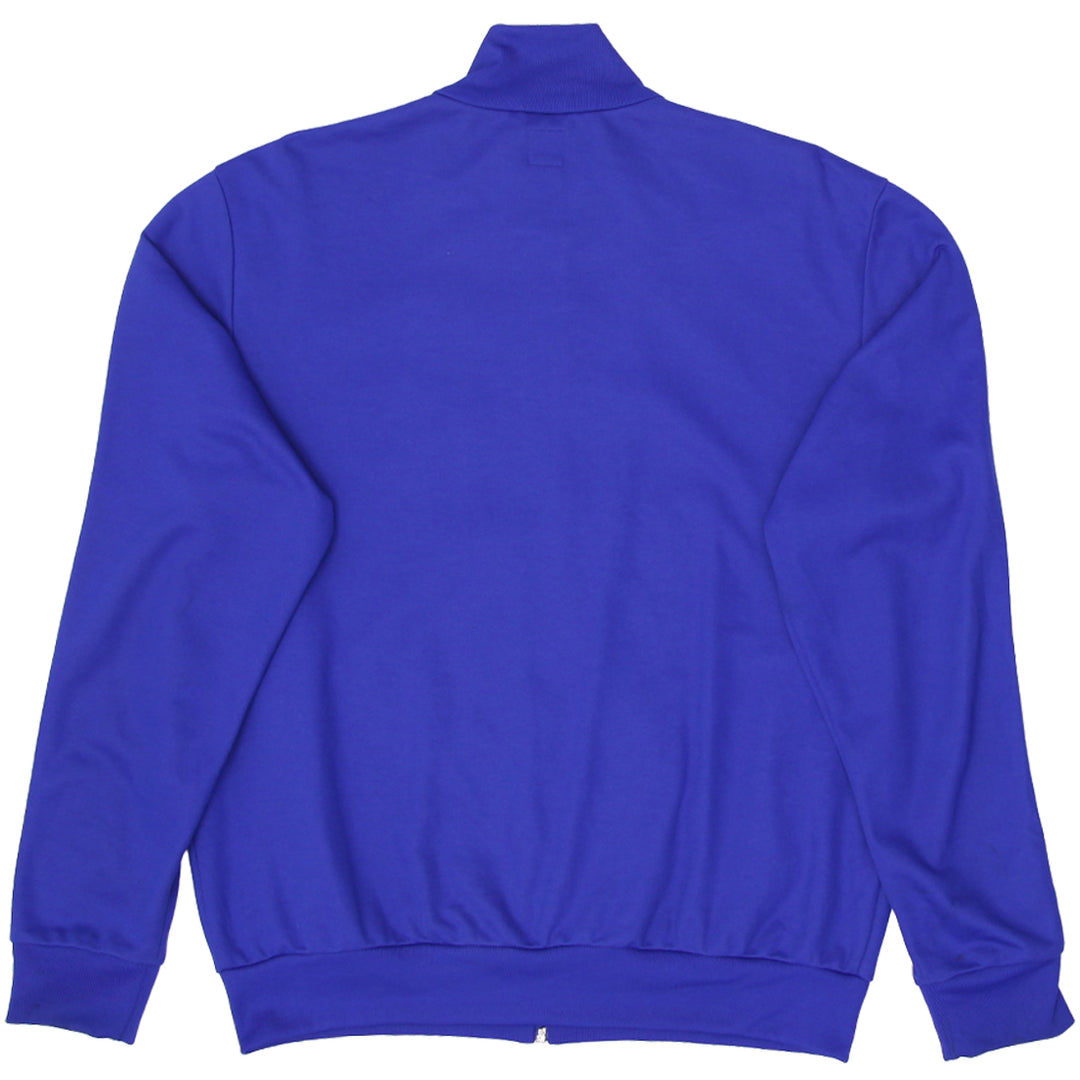 Mens Adidas Chelsea Football Full Zip Track Soccer Stripe Jacket Blue