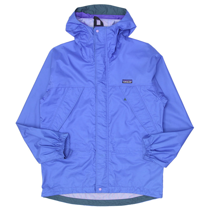 Vintage Patagonia Super Pluma Gridman Rain Jacket Zip Blue