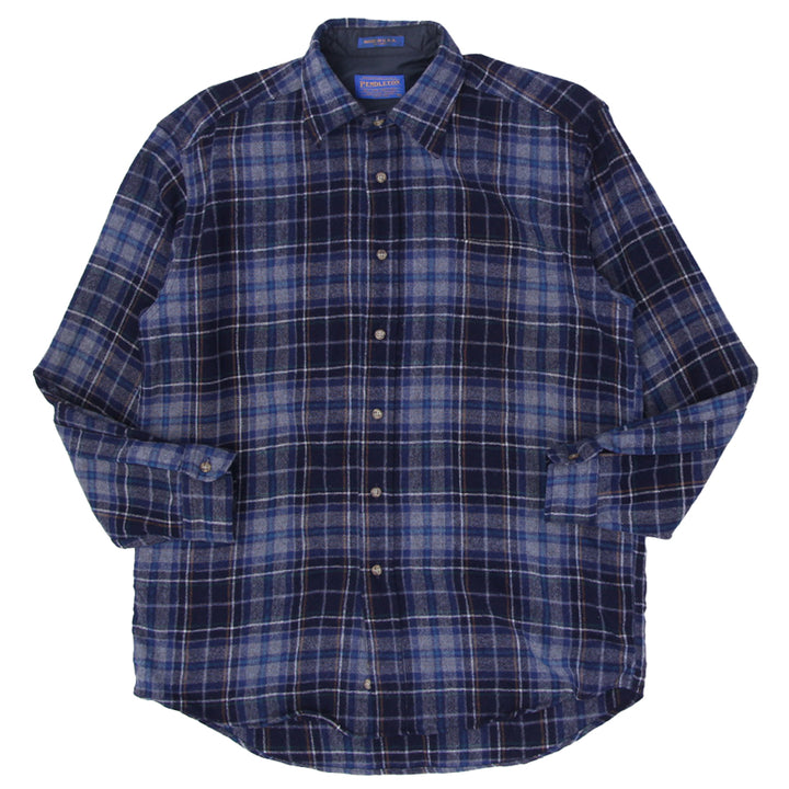 Vintage Pendleton Made In USA 100% Wool Flannel Shirt
