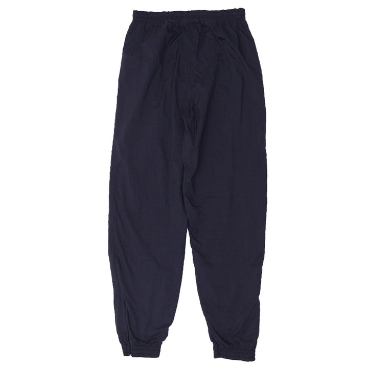 Vintage Embroidered Adidas Logo Black Sports Nylon Pants