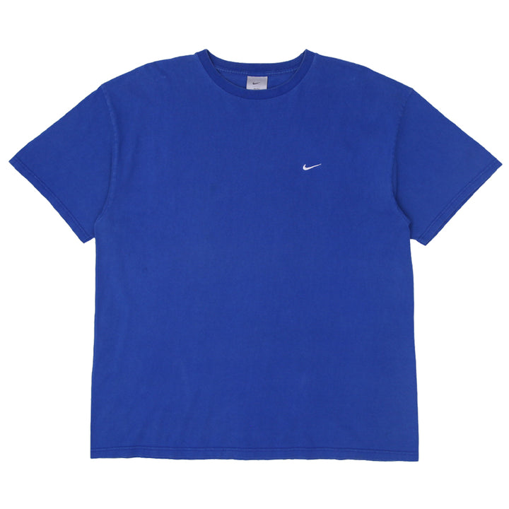 Vintage Nike Swoosh Embroidered Check Spellout Made In Canada T-Shirt