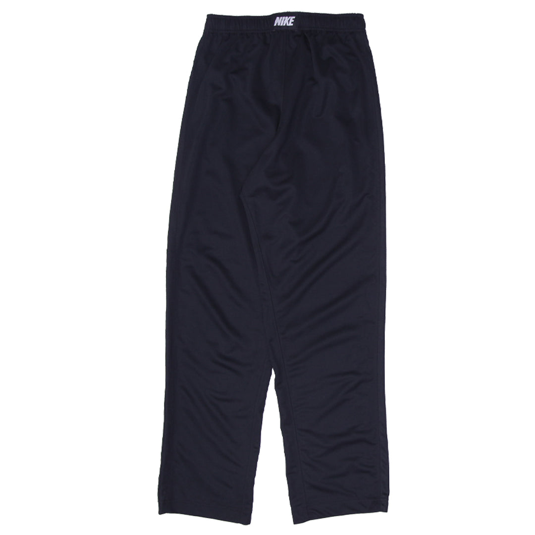 Mens Embroidered Nike Logo Black Sports Track Pants