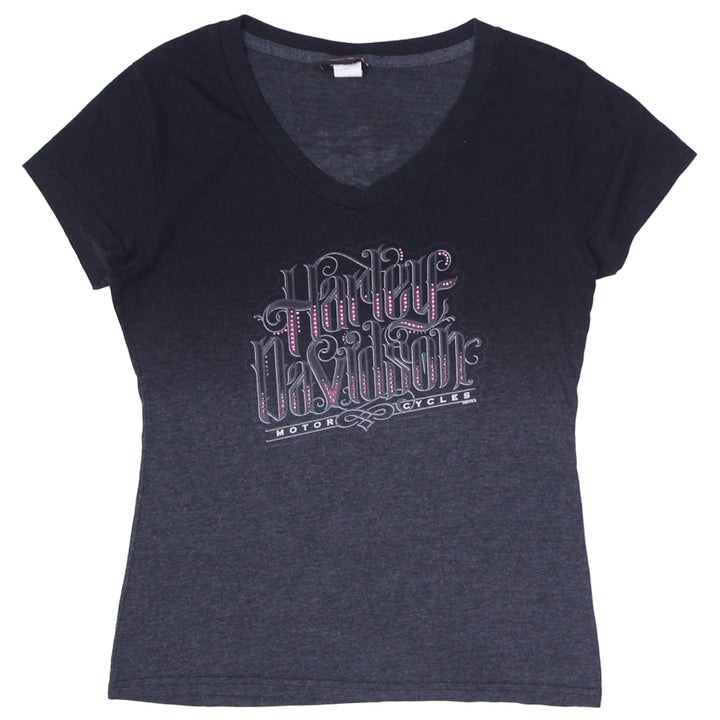 Ladies Harley Davidson V-Neck T-Shirt