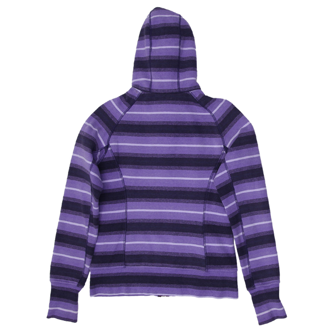 Ladies Lululemon Scuba Hoodie Purple Ombre Stripes