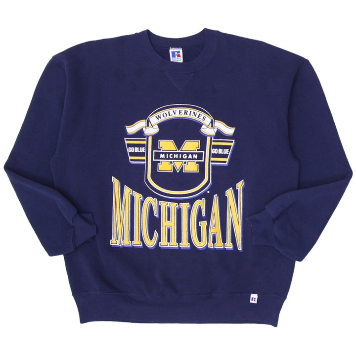 Vintage 90s University Michigan Wolverines Made In USA Sweatshirt