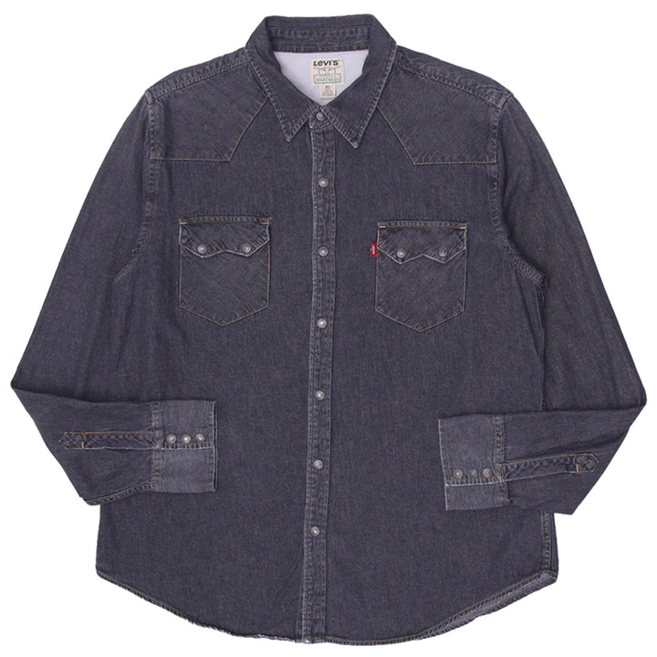 Mens Levis Button Pocket Denim long Sleeve Shirt