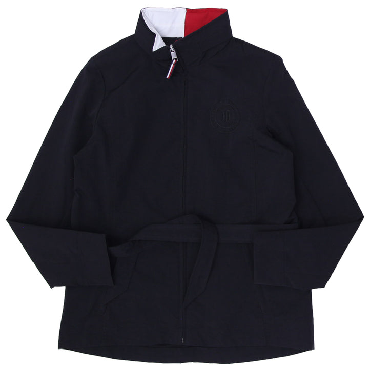 Ladies Tommy Hilfiger Belted Hilfiger Yacht Jacket Black
