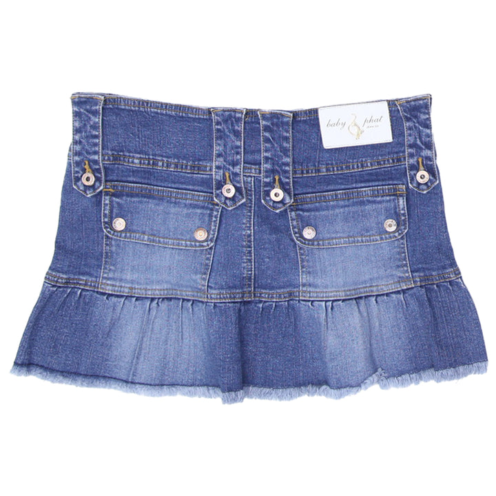 Y2K Ladies Baby Phat Jeans Co. Denim Mini Skirt