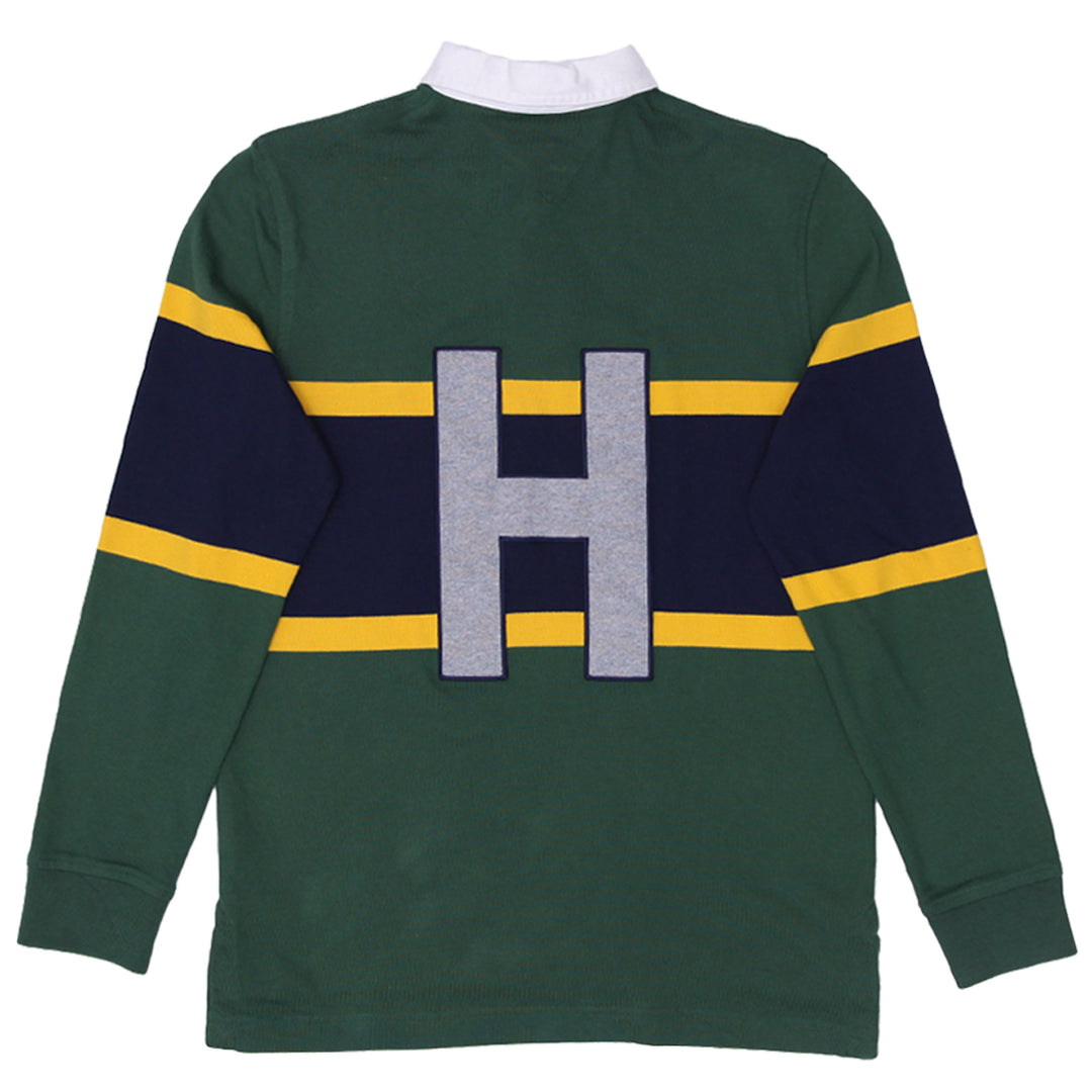 Mens Tommy Hilfiger Colorblock Rugby Polo T-Shirt