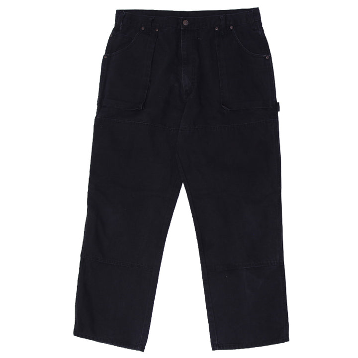 Mens Black Dickies 100% Cotton Workwear Pant