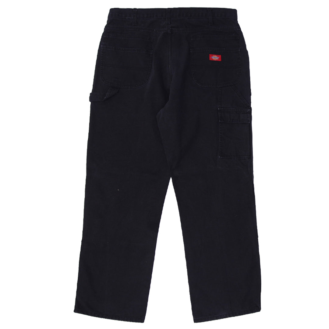Mens Black Dickies 100% Cotton Workwear Pant