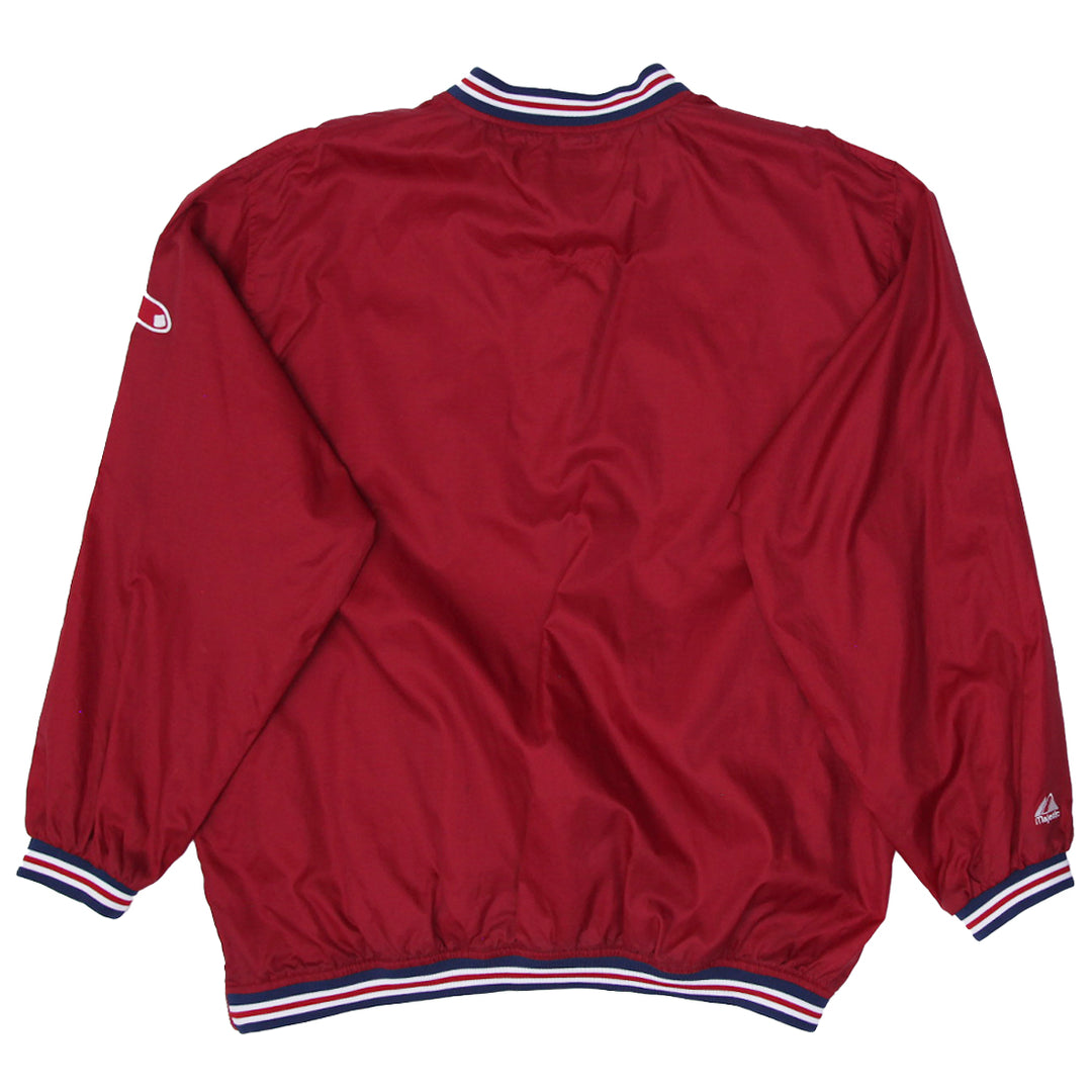 Vintage Genuine Merchandise By Majestic Red Sox V-Neck Jacket