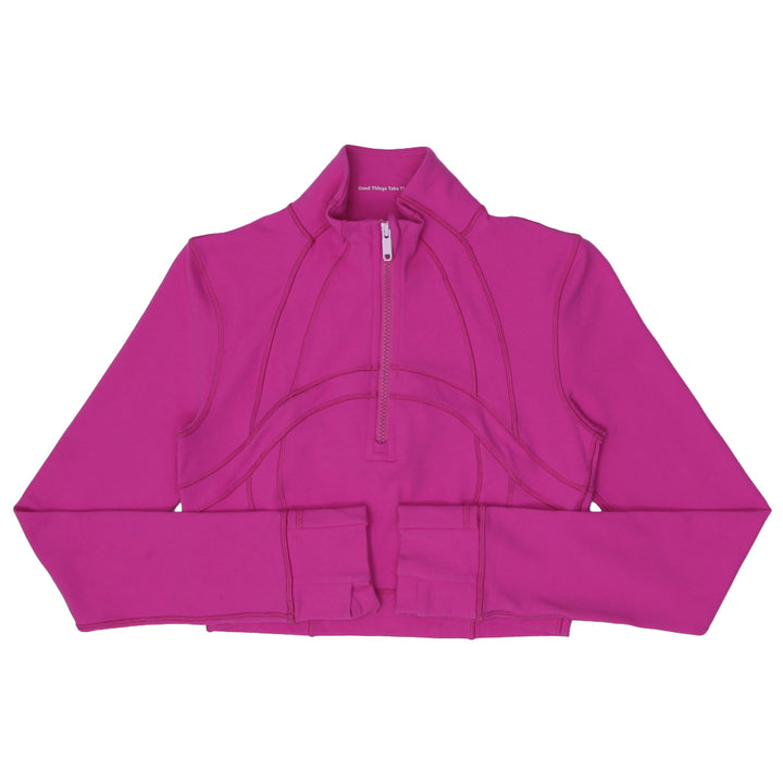 Ladies Lululemon Quarter Zip Crop Jacket