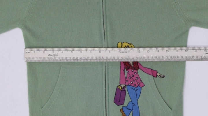 Ladies Betty & Veronica 100% Zip Hooded Cashmere