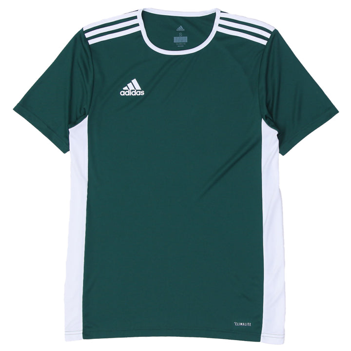 Mens Adidas Climalite Sleeve Striped Sports T-Shirt