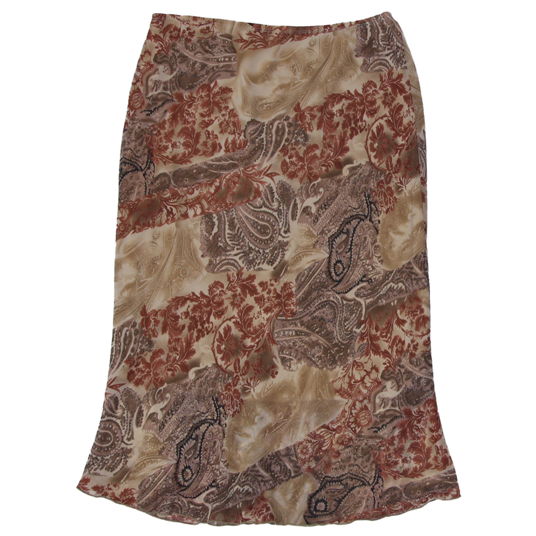 Y2K Ladies Printed Maxi Skirt