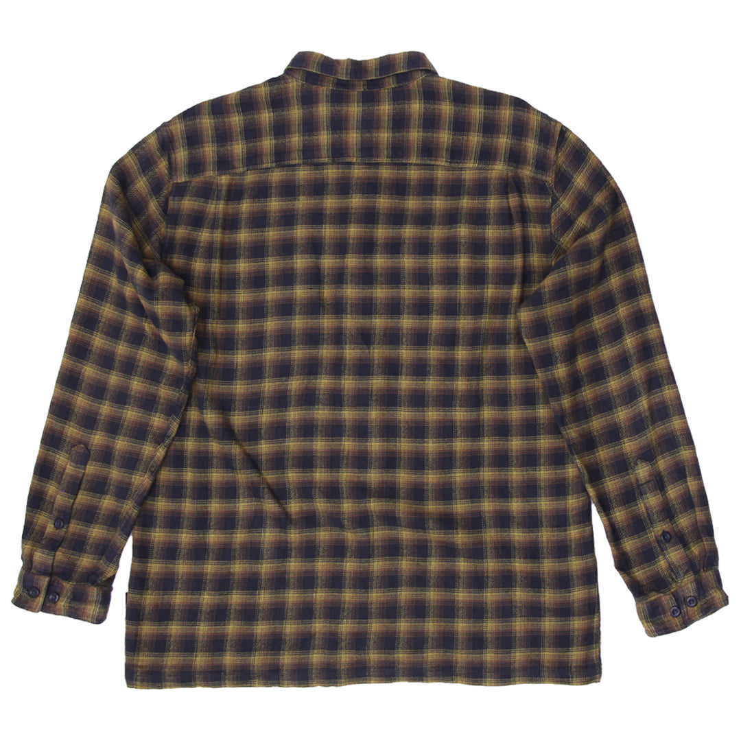 Mens Patagonia Organic Cotton Long Sleeve Flannel Shirt