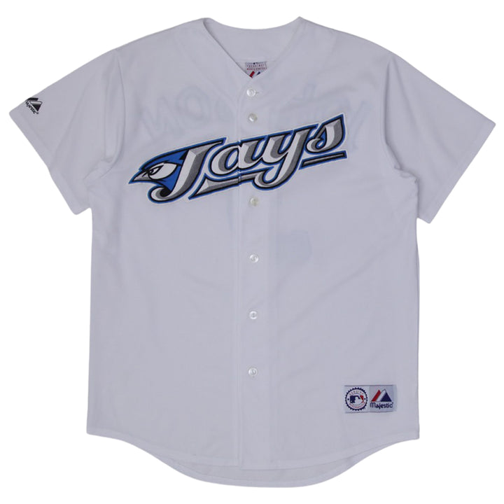 Vintage Majestic Johnson #3 Toronto Blue Jays Baseball Jersey | Migration_Jerseys UAENAT20 | Fashion Rerun