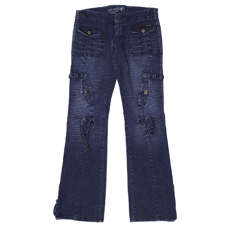 Y2K Ladies Parasuco Denim Cult Flare Jeans