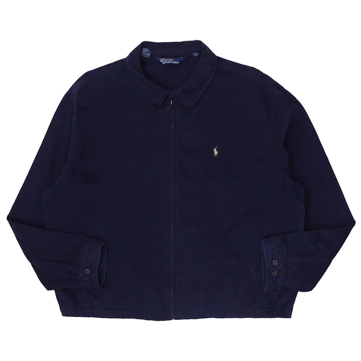 Vintage Polo By Ralph Lauren 100% Cotton Zip Up Harrington Jacket