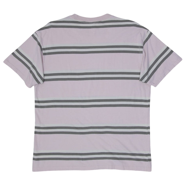 Mens Embroidered Nike Logo SB Striped T-Shirt