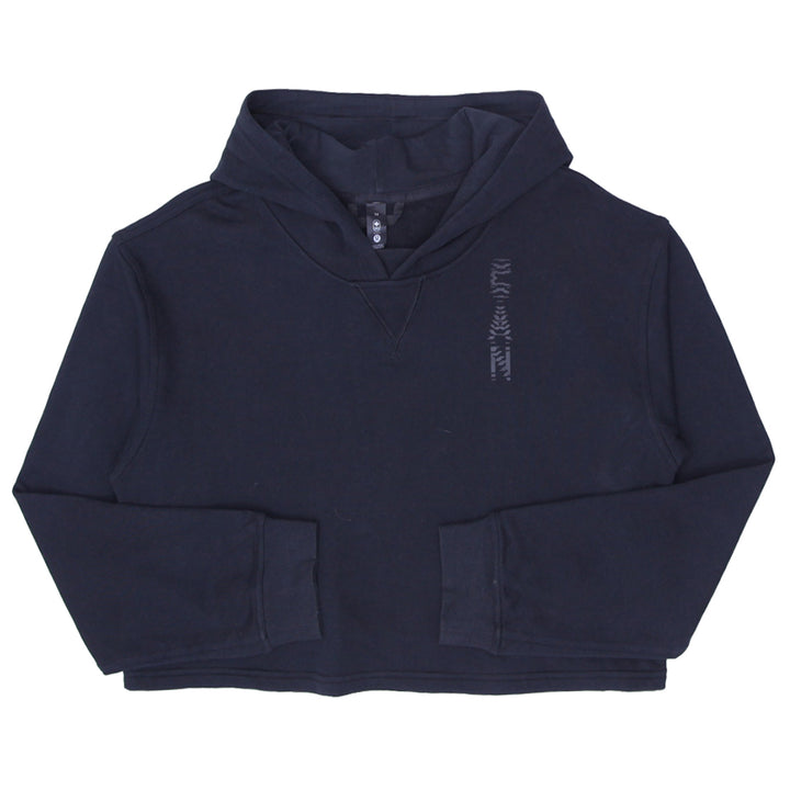 Ladies Black Lululemon Crop Pullover Hoodie