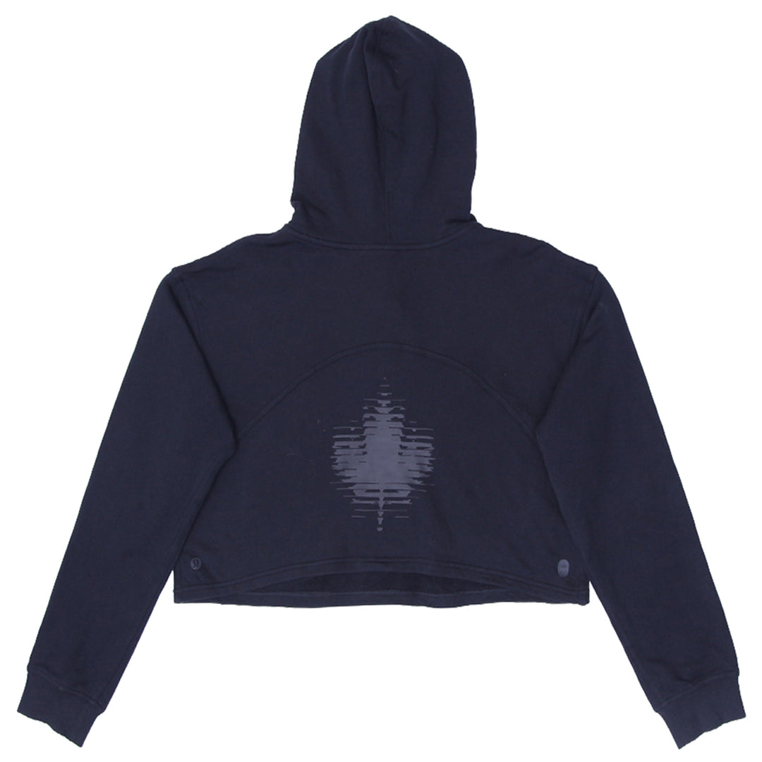 Ladies Black Lululemon Crop Pullover Hoodie