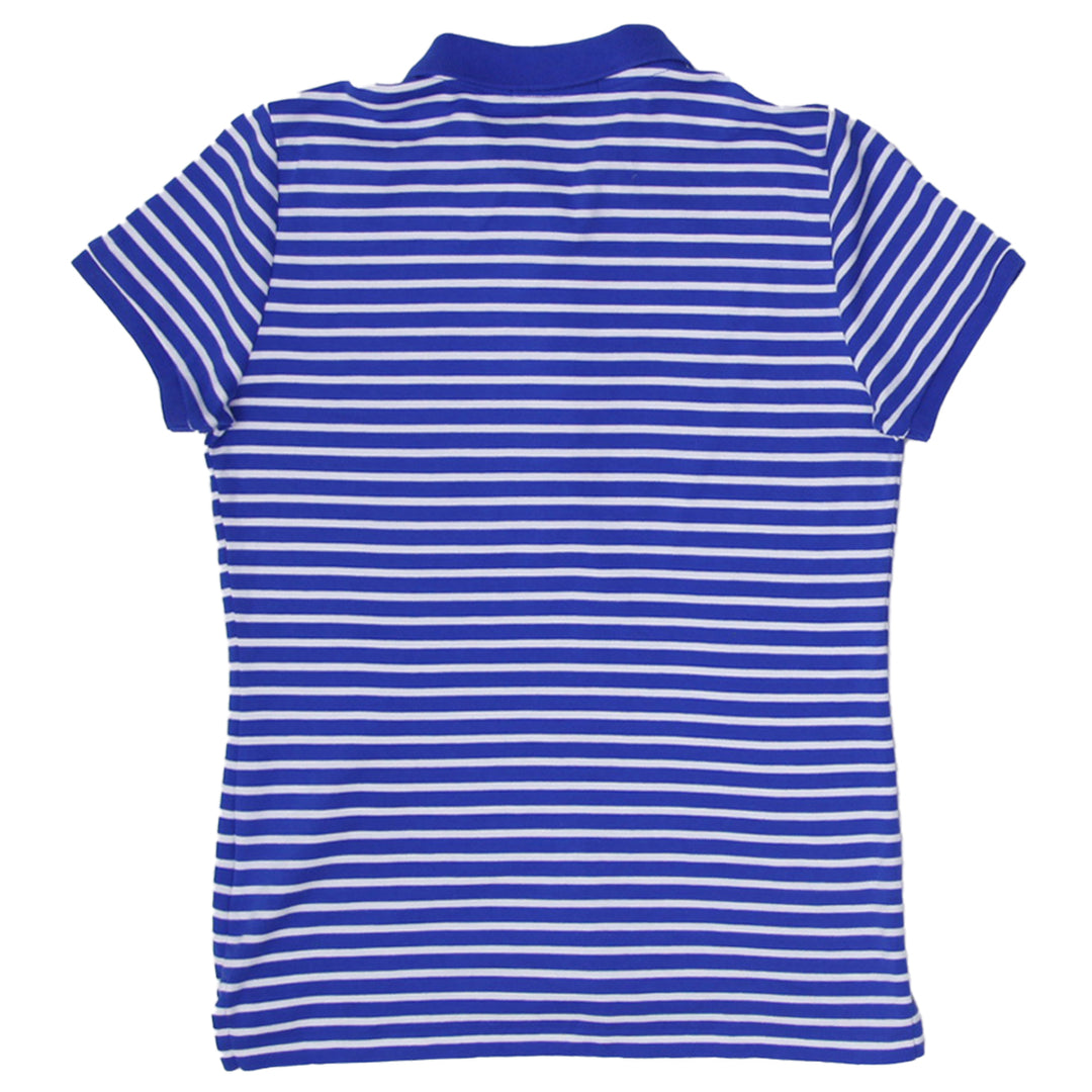 Ladies Ralph Lauren Polo Striped Slim Fit Polo T-Shirt