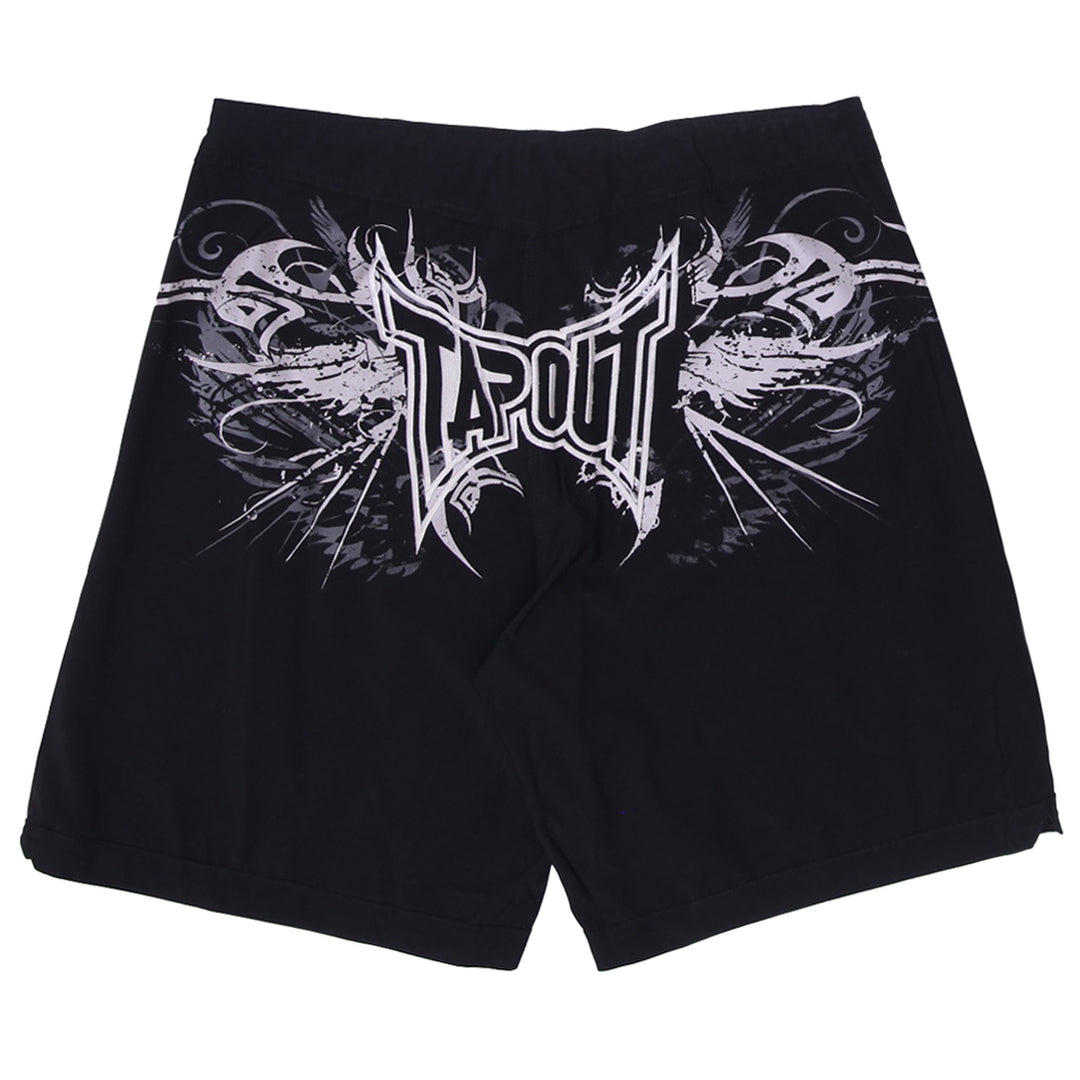 Y2K Mens Embroidered Tapout Logo Board Shorts