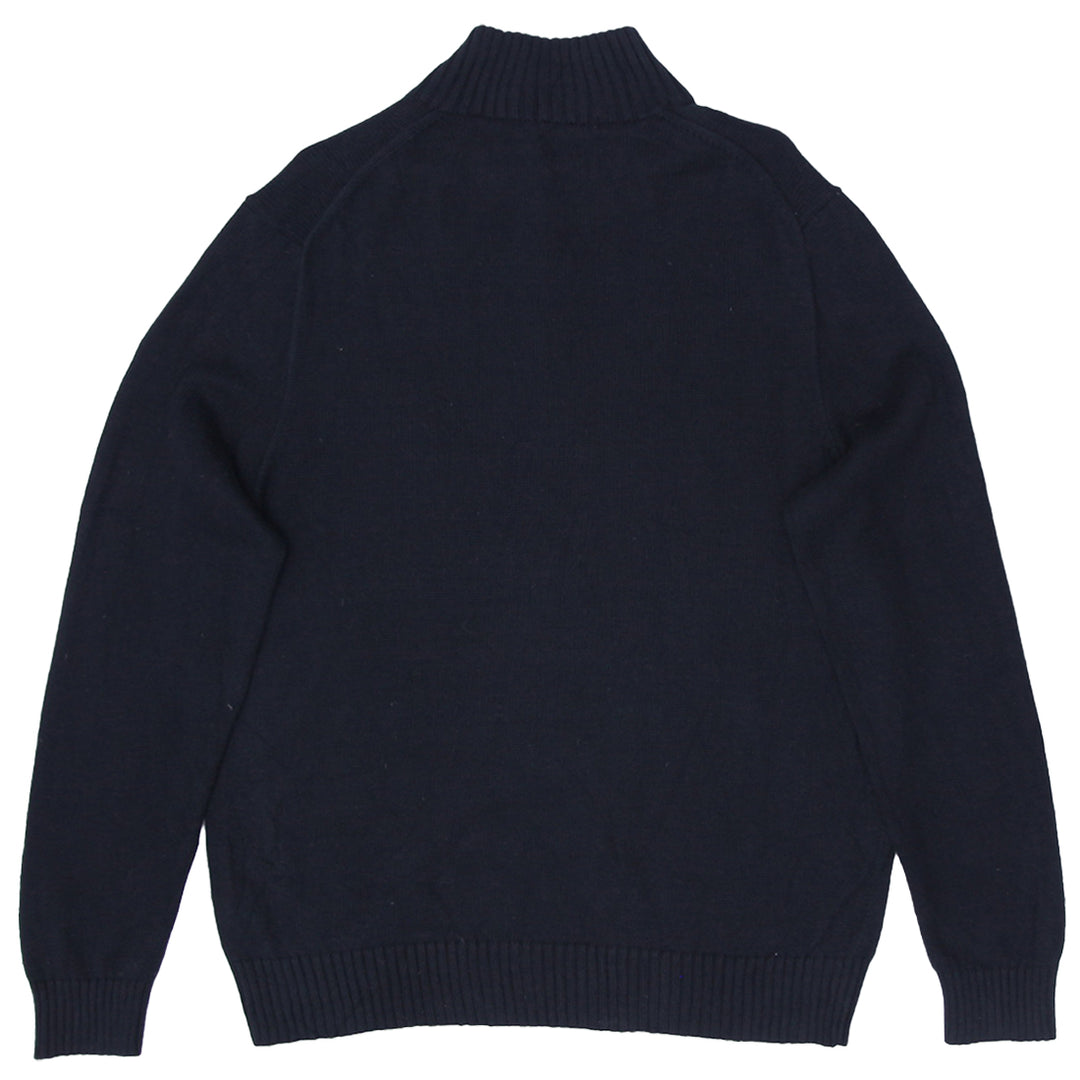 Mens Polo Ralph Lauren Quarter Zip Mock Neck Knitted Sweater