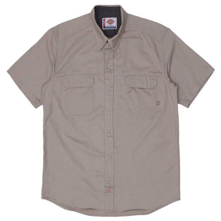 Mens Dickies Short Sleeve Button Up Pocket Shirt