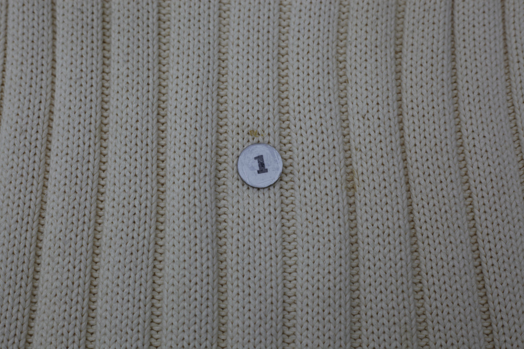 Vintage Ladies Cream Ralph Lauren American Flag Knit Sweater M