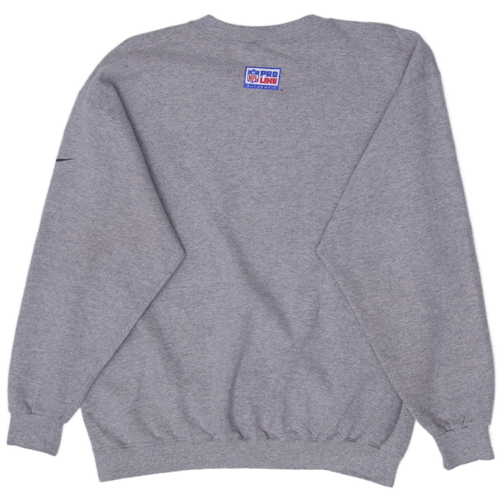 Vintage 90s Nike Dallas Cowboys Football Crewneck Sweatshirt Made in USA Size L
 - view 2