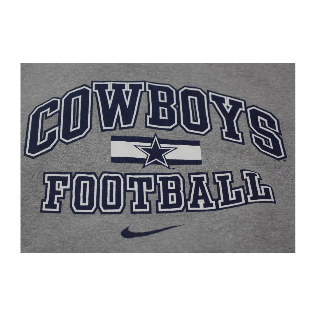 Vintage 90s Nike Dallas Cowboys Football Crewneck Sweatshirt Made in USA Size L
 - view 5