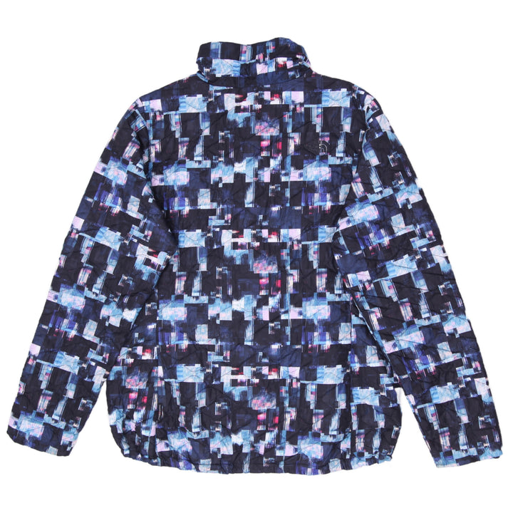 Ladies The North Face ThermoBall Jacket XL Glitch Abstract Print Puffer Full Zip - view 2