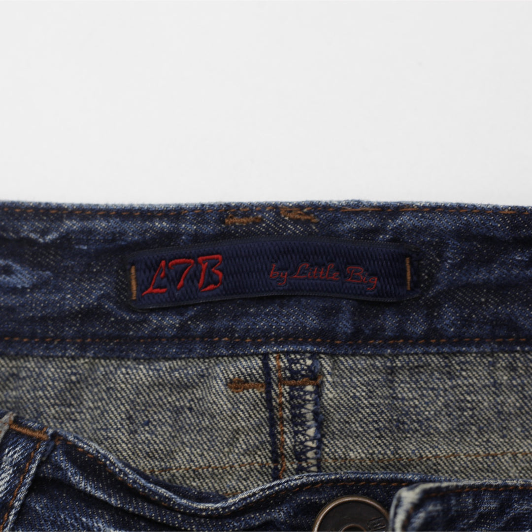 Y2K Ladies LTB by Little Big Vintage Y2K Contrast Stitch Denim Mini Skirt Size M - view 3