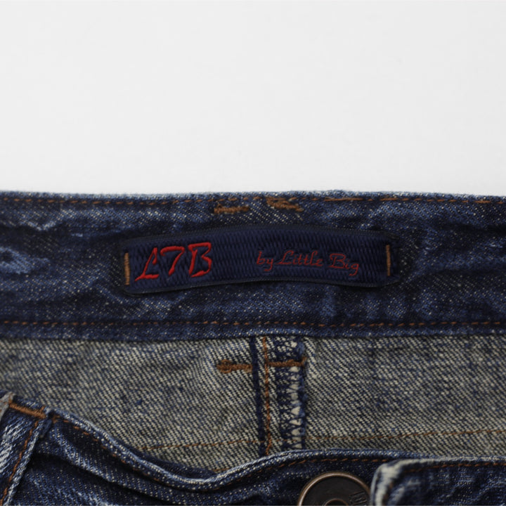 Y2K Ladies LTB by Little Big Vintage Y2K Contrast Stitch Denim Mini Skirt Size M - view 3