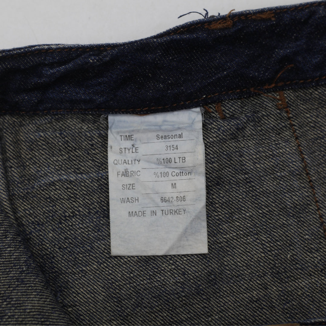 Y2K Ladies LTB by Little Big Vintage Y2K Contrast Stitch Denim Mini Skirt Size M - view 4