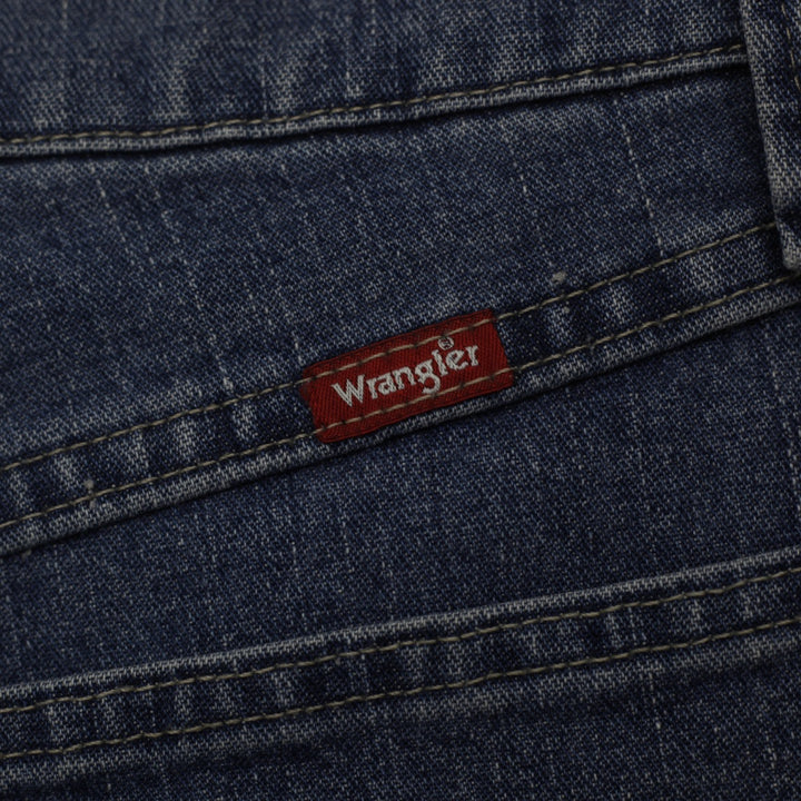 Mens Wrangler Carpenter Denim Shorts Size 32 Jorts Hammer Loop Workwear Blue - view 4