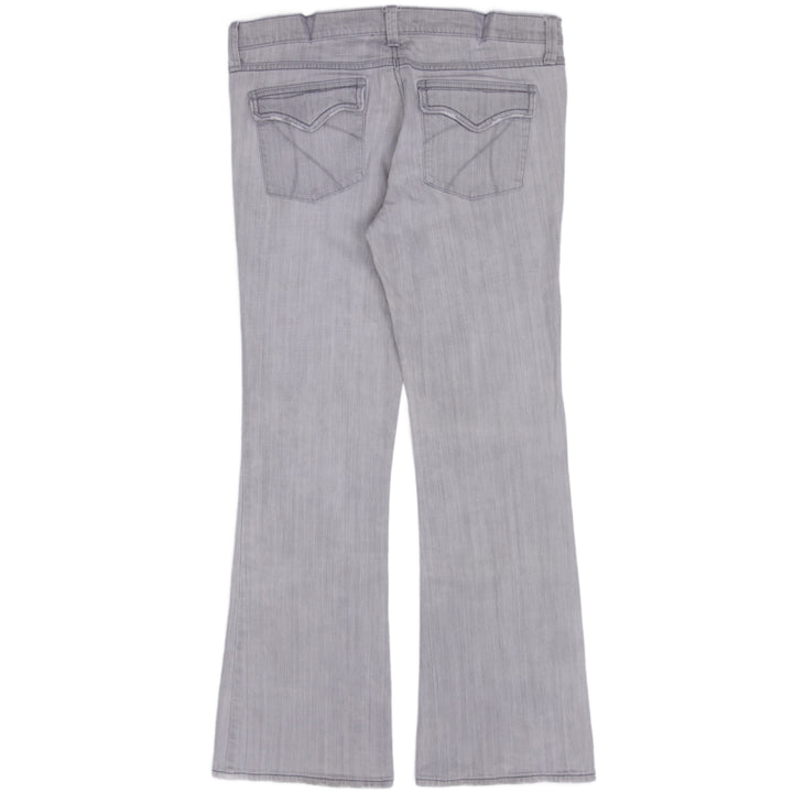 Y2K Ladies New York & Company Bootcut Jeans Size 8 Light Grey Wash Stretch Denim - view 2