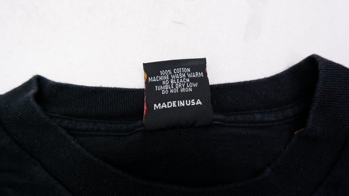 Vintage 3D Emblem Sturgis Black Hills Rally T-Shirt S.Stitch Made in USA Black XL