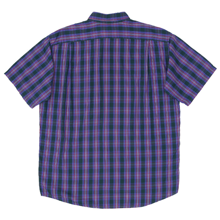 Mens Lacoste Flannel Short Sleeve Shirt