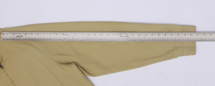 Vintage Mens Oakbrook Sportswear Beige Jacket Full Zip Plaid Lining | Migration_Jacket - View 14 | Fashion Rerun