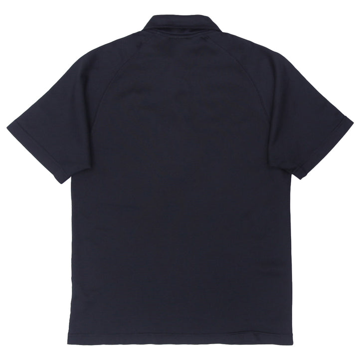 Mens Embroidered Nike Logo Black Polo T-Shirt