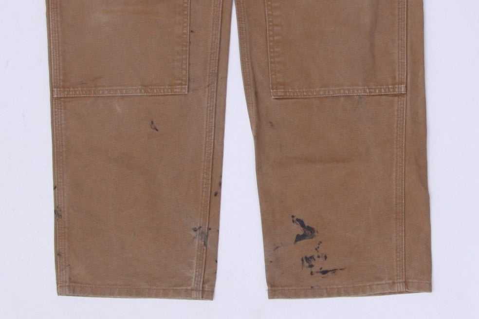 Mens Carhartt B136 BRN Original Dungaree Fit Double Knee Pants