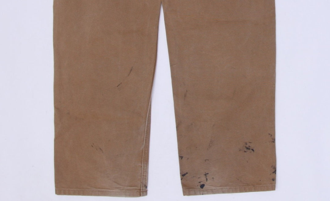 Mens Carhartt B136 BRN Original Dungaree Fit Double Knee Pants