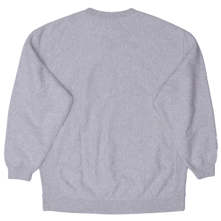 Vintage Mens GAP Classic Sweatshirt Gray Spellout Logo Cotton Blend