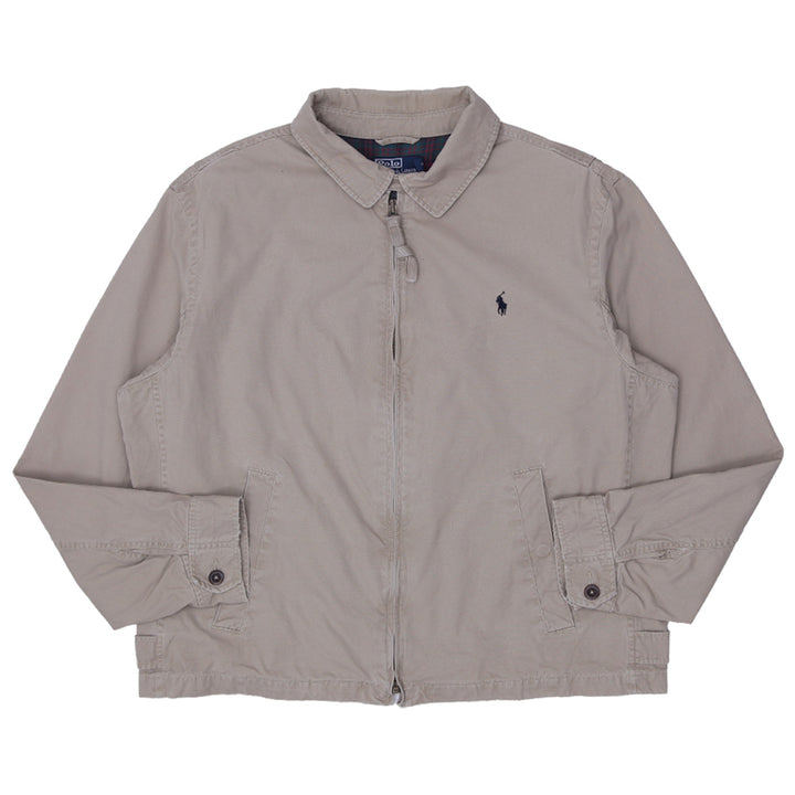 Vintage Polo By Ralph Lauren Zip Up Harrington Slightly Distressed Jacket